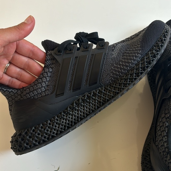 Adidas men’s ultra 4D triple black - Picture 7 of 14